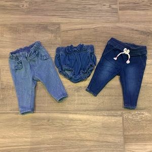 Cat & Jack Newborn Denim Bundle